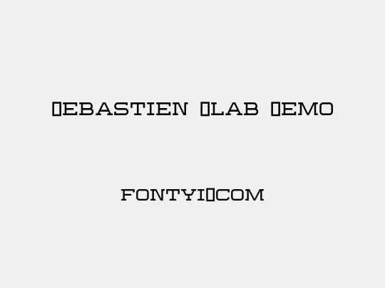 Sebastien Slab Demo