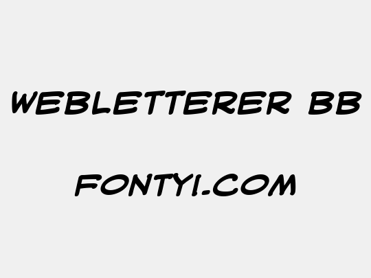 WebLetterer BB