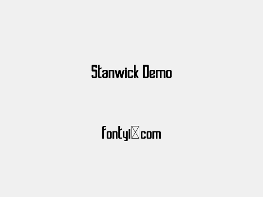 Stanwick Demo