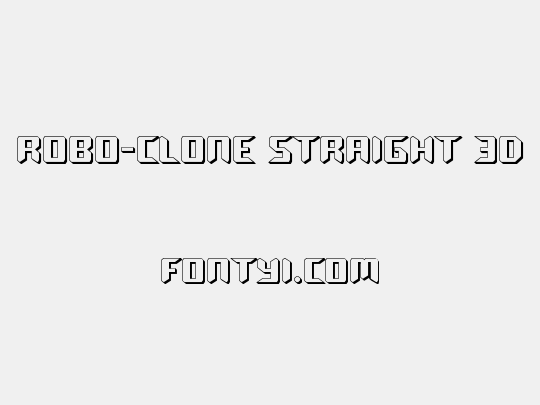 Robo-Clone Straight 3D