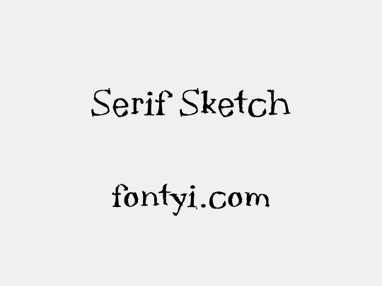 Serif Sketch