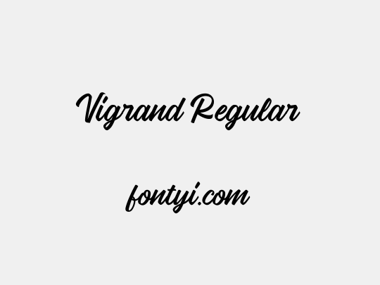 Vigrand Regular