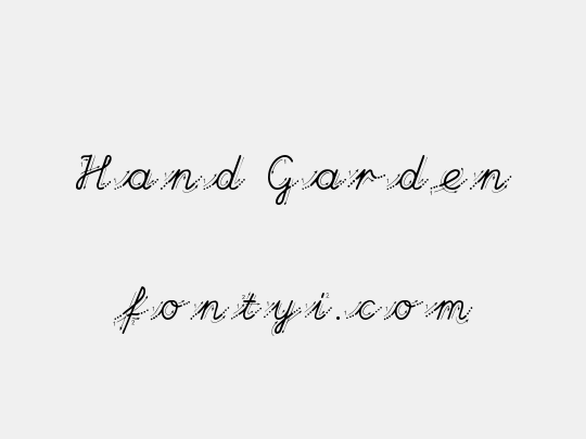 Hand Garden