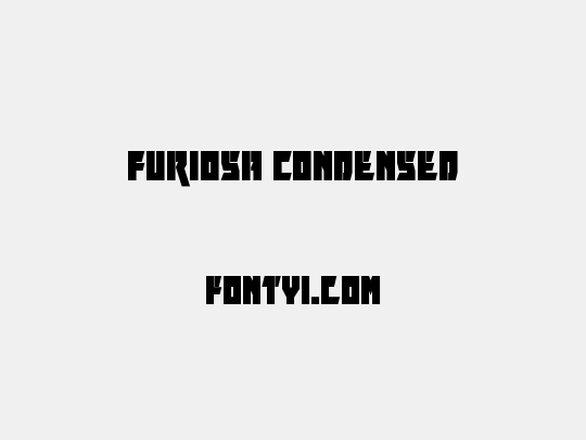 Furiosa Condensed