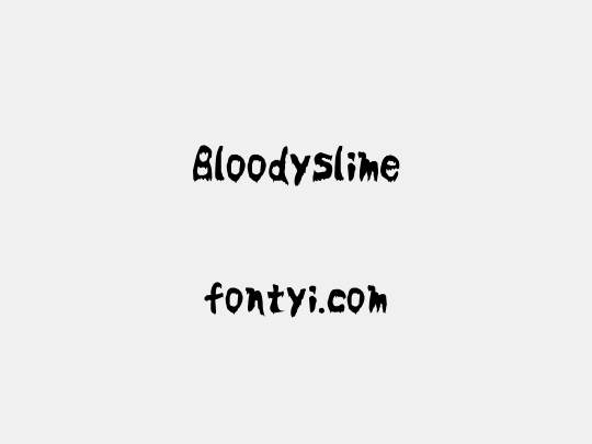 Bloodyslime