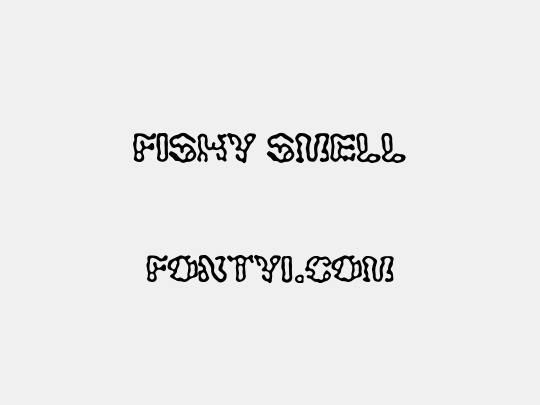 Fishy Smell