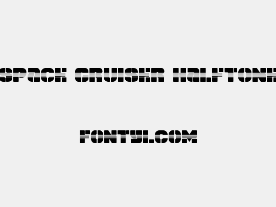 Space Cruiser Halftone