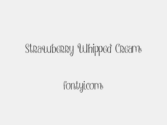 Strawberry Whipped Cream