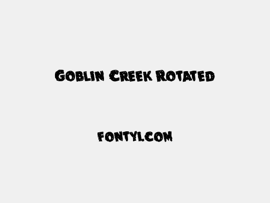 Goblin Creek Rotated