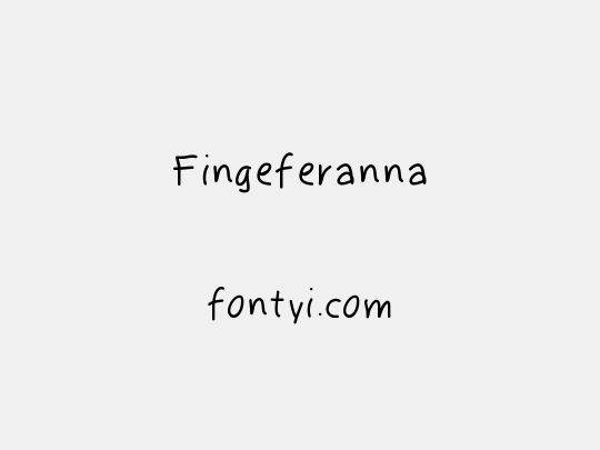 Fingeferanna