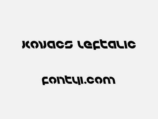 Kovacs Leftalic