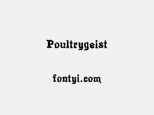 Poultrygeist