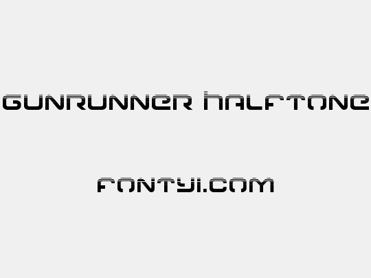 Gunrunner Halftone