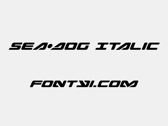 Sea-Dog Italic