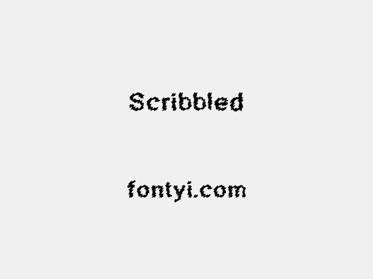 Scribbled