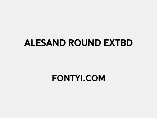 Alesand Round ExtBd
