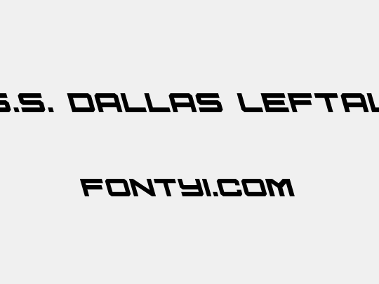 U.S.S. Dallas Leftalic