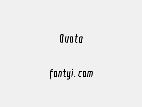 Quota