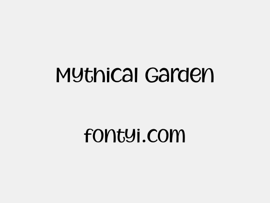 Mythical Garden