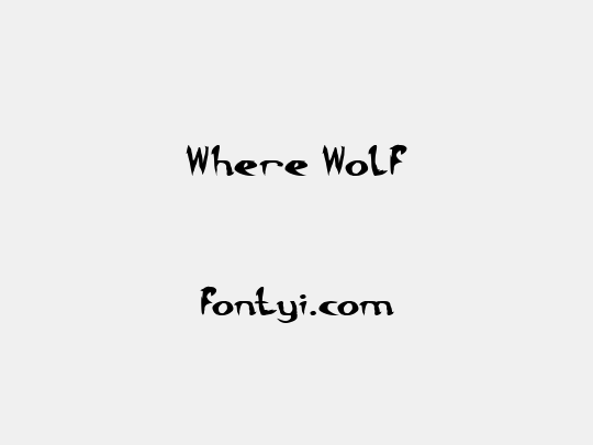Where Wolf