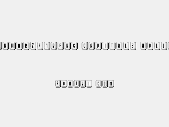 Schwarzenberg Capitals Hollow