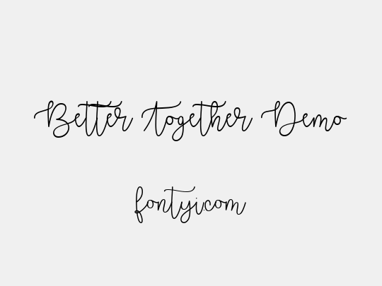 Better Together Demo