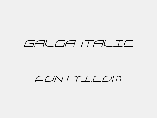 Galga Italic