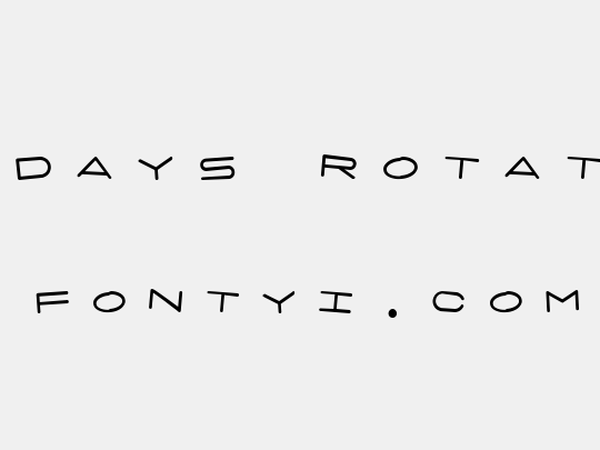 7 days rotated