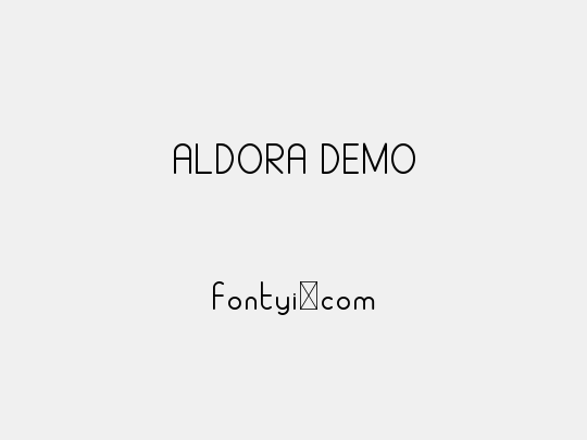 ALDORA DEMO