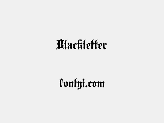 Blackletter