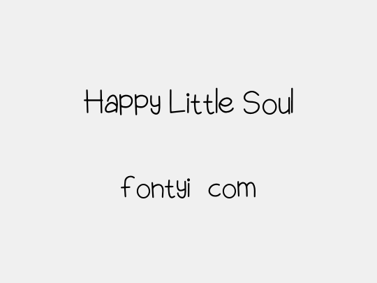 Happy Little Soul