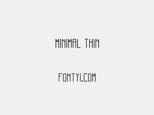 Minimal Thin