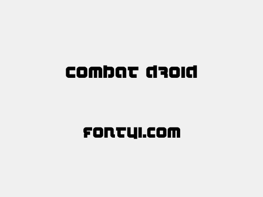 Combat Droid