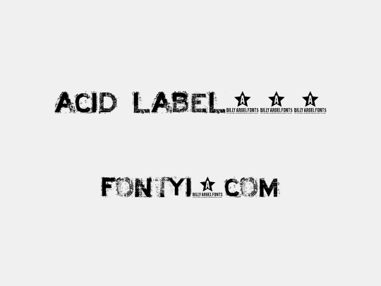 ACID LABEL___
