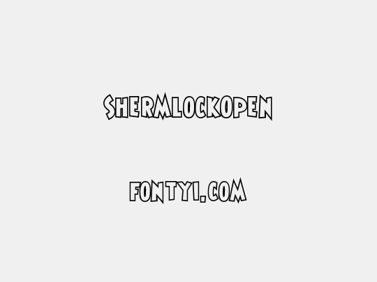ShermlockOpen
