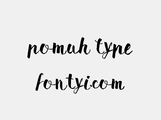 Pomah Type