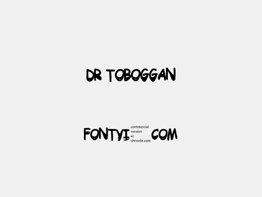 Dr Toboggan