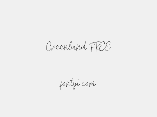 Greenland FREE