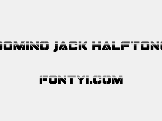 Domino Jack Halftone