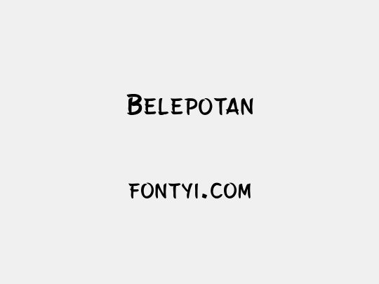 Belepotan