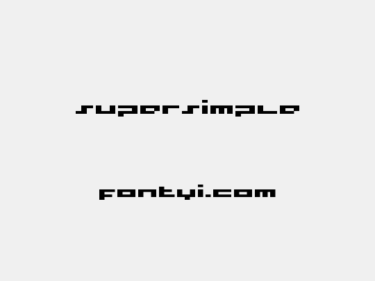 supersimple