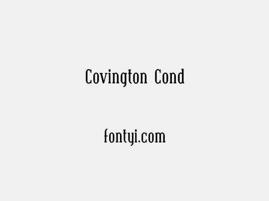 Covington Cond