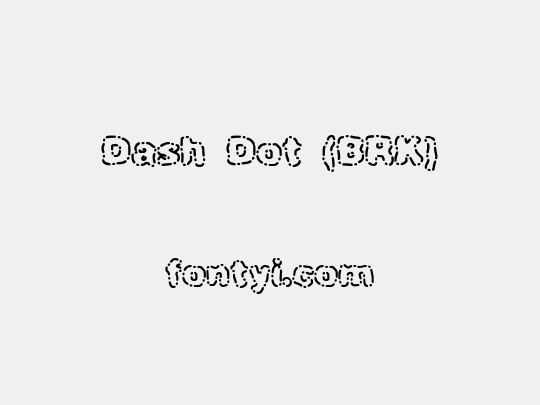 Dash Dot (BRK)