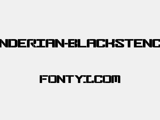 Fonderian-BlackStencil