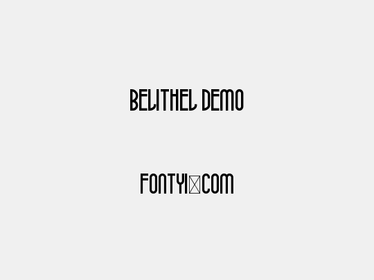 Belithel Demo
