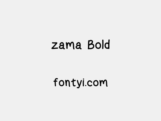 zama Bold