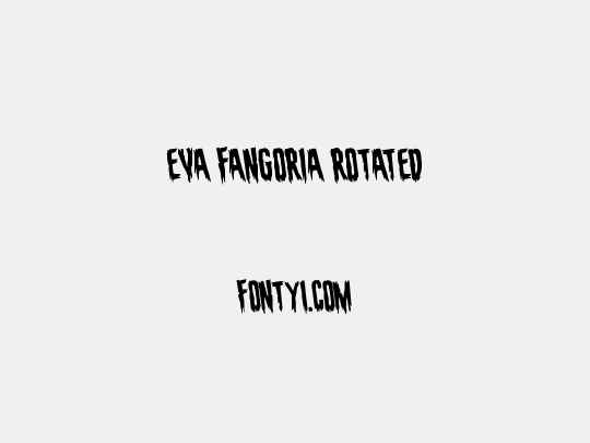 Eva Fangoria Rotated