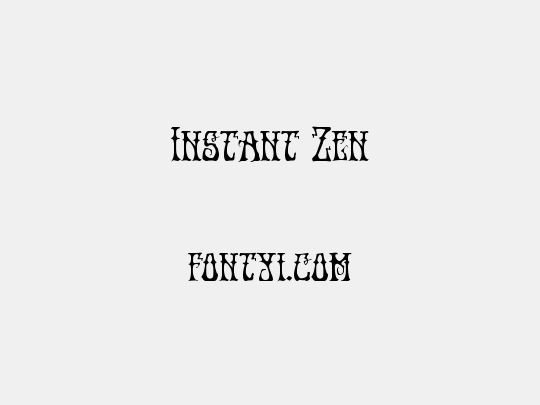 Instant Zen