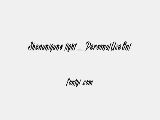 Shenanigans light_PersonalUseOnly