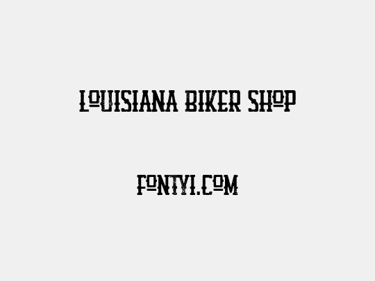 Louisiana Biker Shop